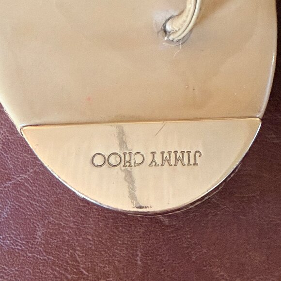 Jimmy Choo Pathos Patent Leather Wedges 36.5 - Picture 11 of 15